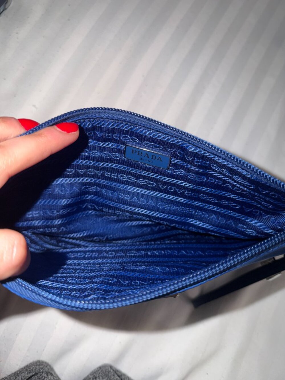 Prada  Saffiano Leather Clutch - Picture 9 of 9